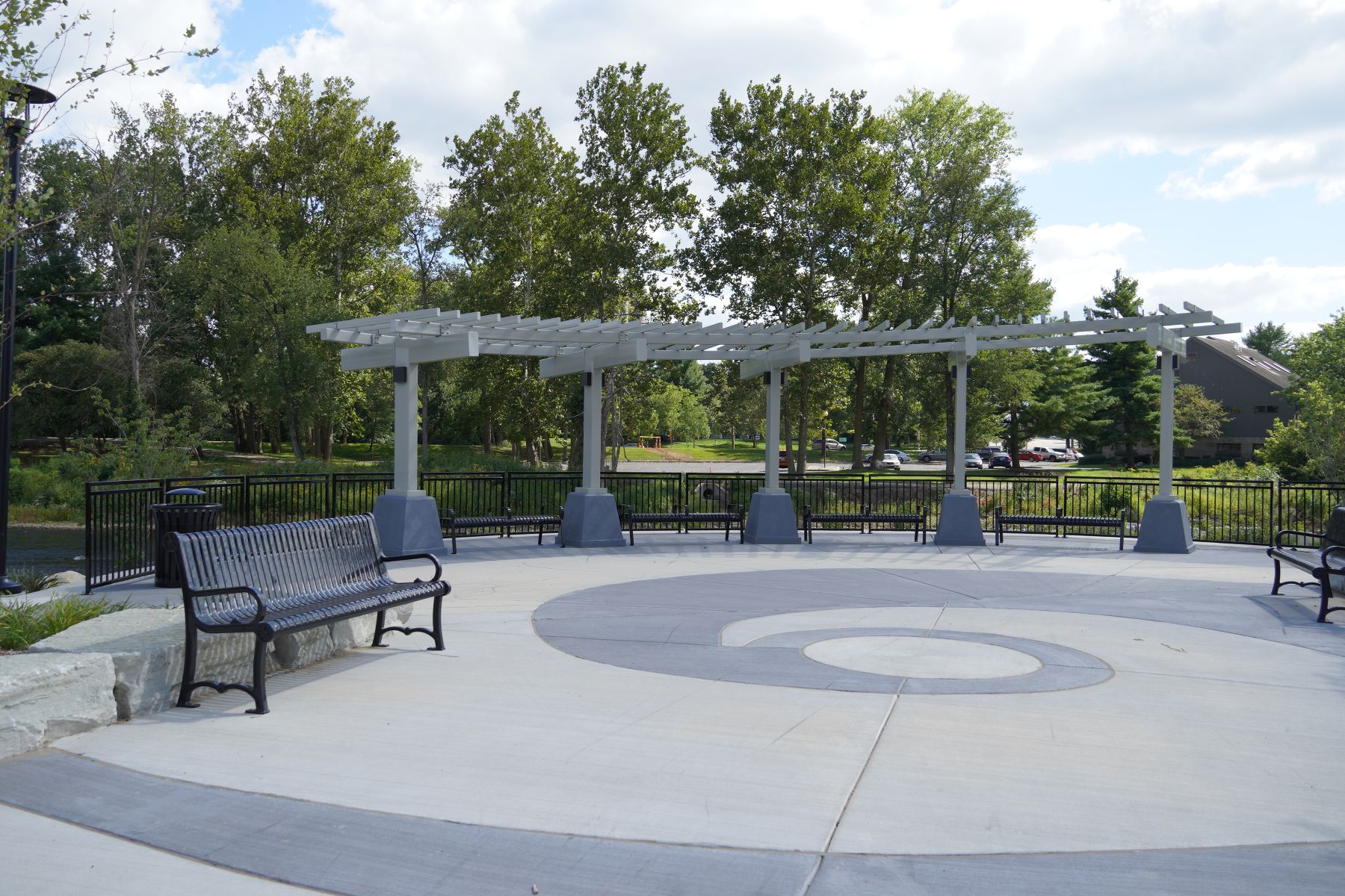 Elkhart River Walk  construction details in Elkhart, IN by R. Yoder Construction